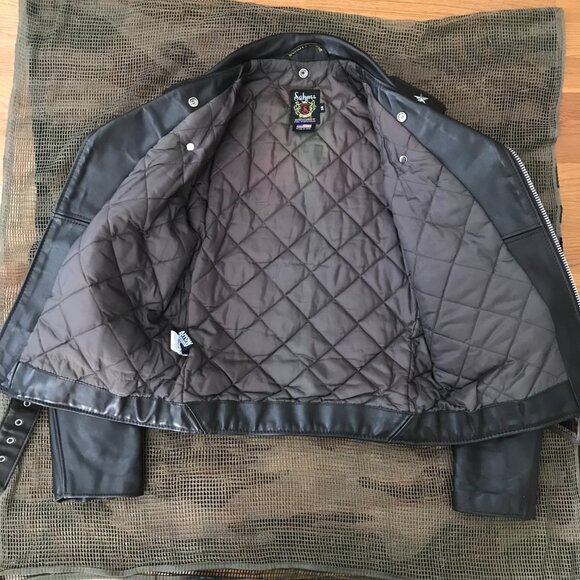 Schott 613 / 7007 One Star Cowhide Double Riders Jacket - Picture 3 of 14